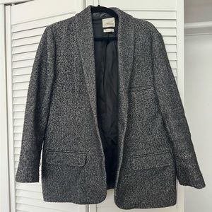 Aritzia Wilfred Free Herringbone Wool Blazer